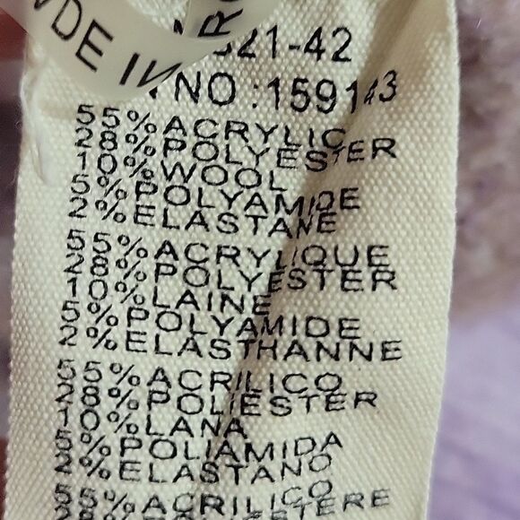 FRNCH Paris Sweater lavender and gold. Size S - Picture 4 of 5